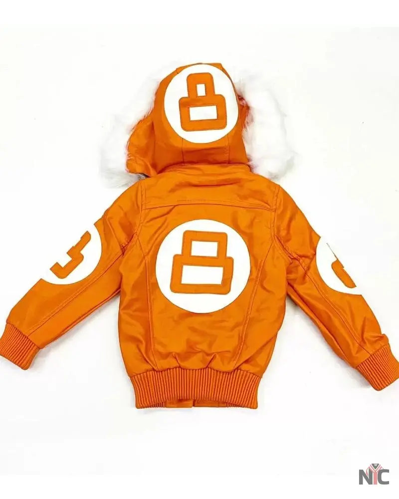 Orange 8 Ball Robert Phillipe Jacket NYC Jackets