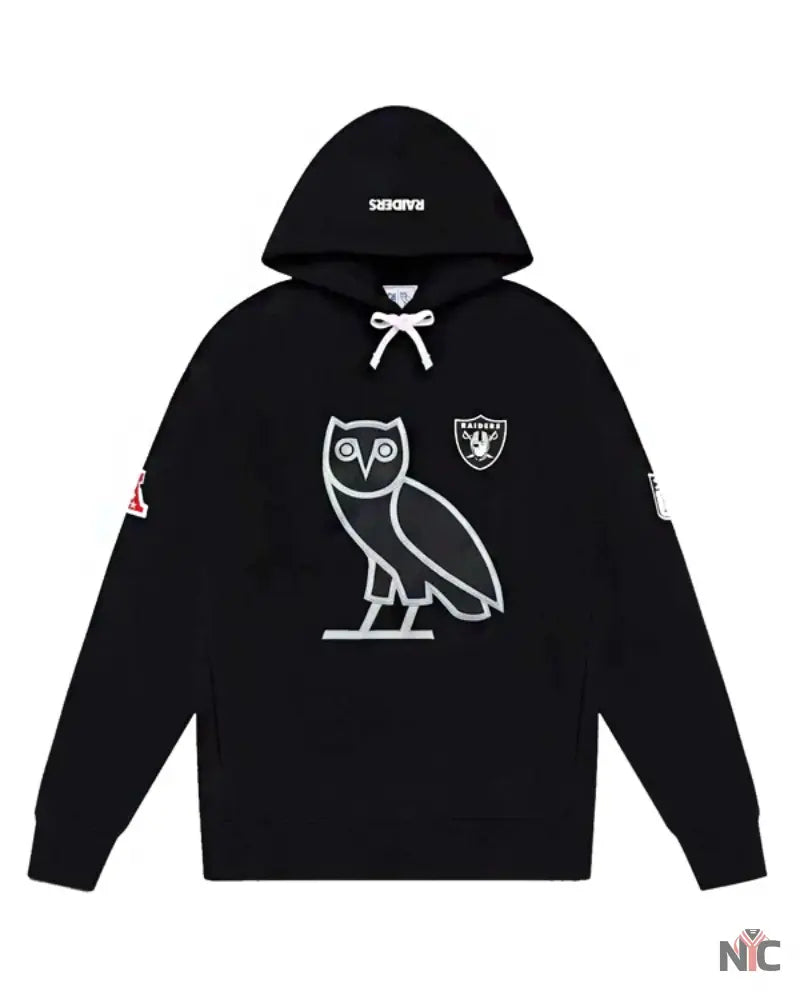 Ovo Nfl Raiders Owl Hoodie NYC Jackets