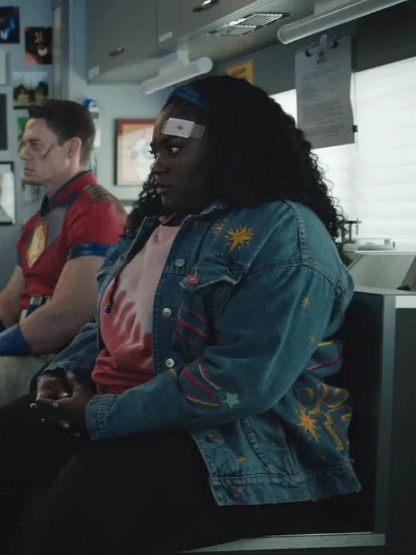 Peacemaker S02 Danielle Brooks Denim Jacket NYC Jackets