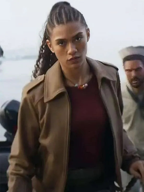 Percy Jackson and the Olympians Dior Goodjohn Leather Jacket NYC Jackets