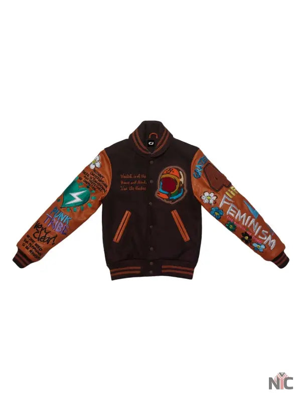 Pharrell Williams Billionaire Boys Club Letterman Jacket NYC Jackets