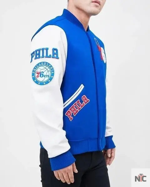 Philadelphia 76ers Classic Wool Varsity Jacket NYC Jackets