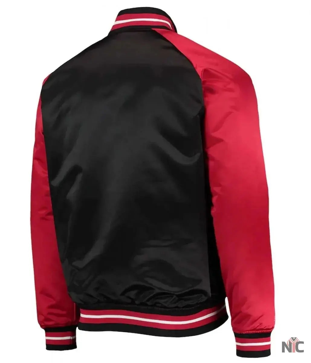 Philadelphia 76ers Hardwood Classics Satin Jacket NYC Jackets