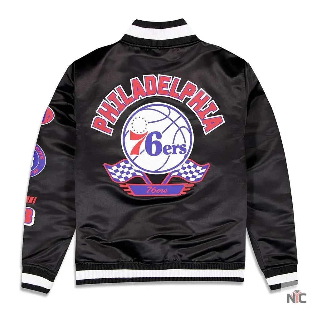 Philadelphia 76ers Rally Drive 2024 Jacket NYC Jackets