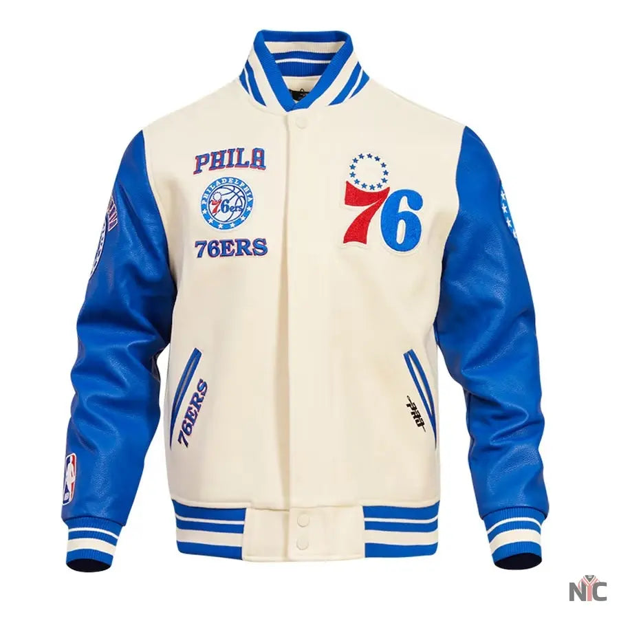 Philadelphia 76ers Retro Classic Varsity Jacket NYC Jackets