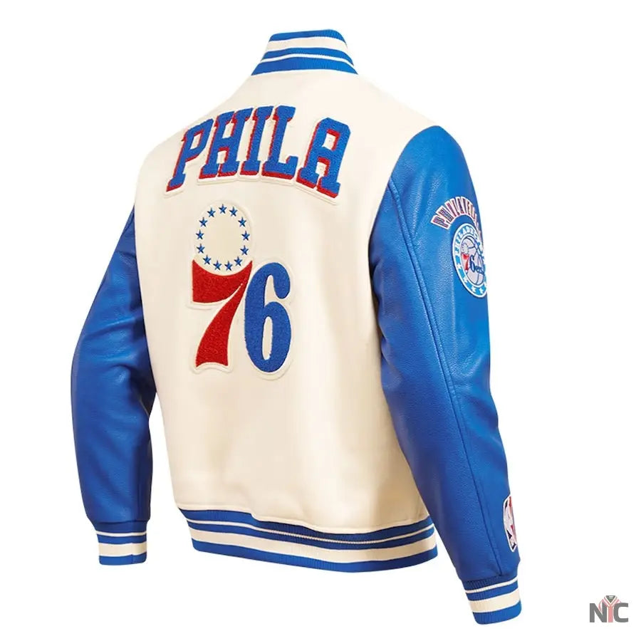 Philadelphia 76ers Retro Classic Varsity Jacket NYC Jackets