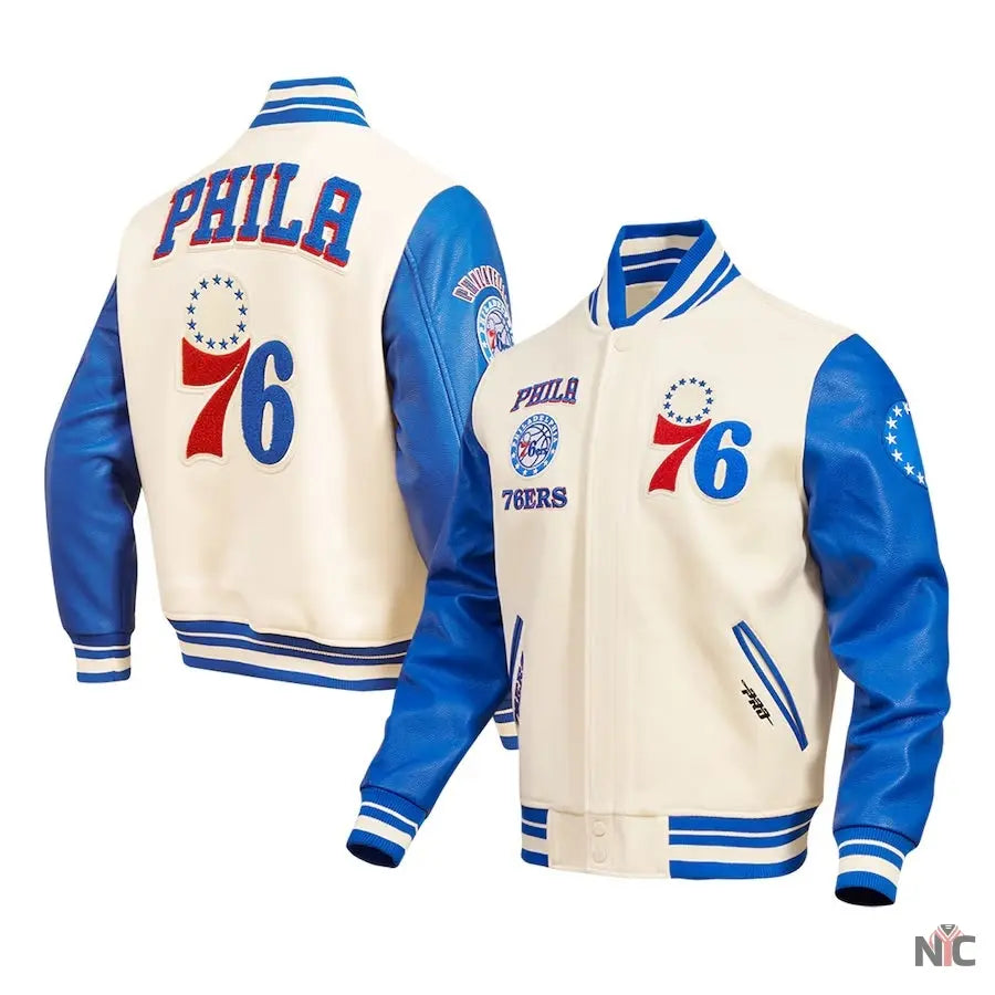 Philadelphia 76ers Retro Classic Varsity Jacket NYC Jackets