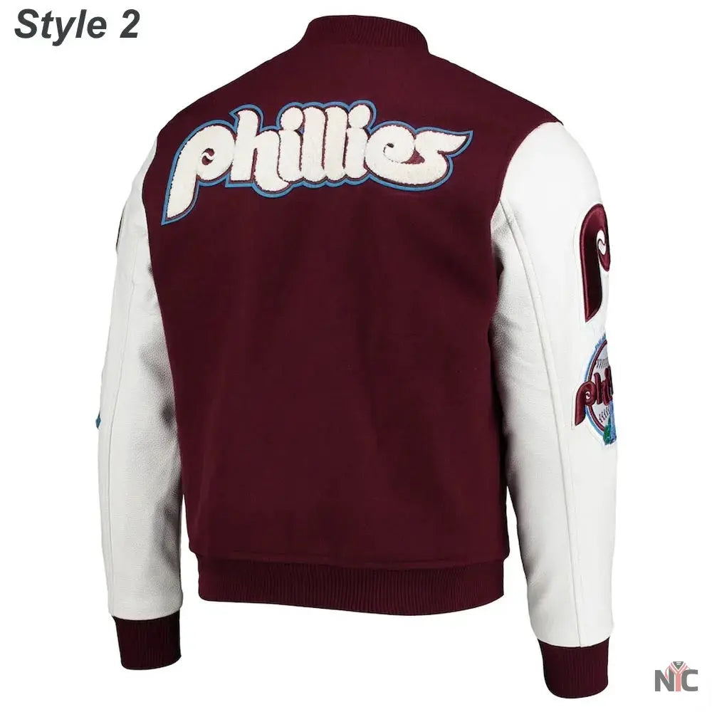 Philadelphia Phillies Letterman Varsity Jacket NYC Jackets