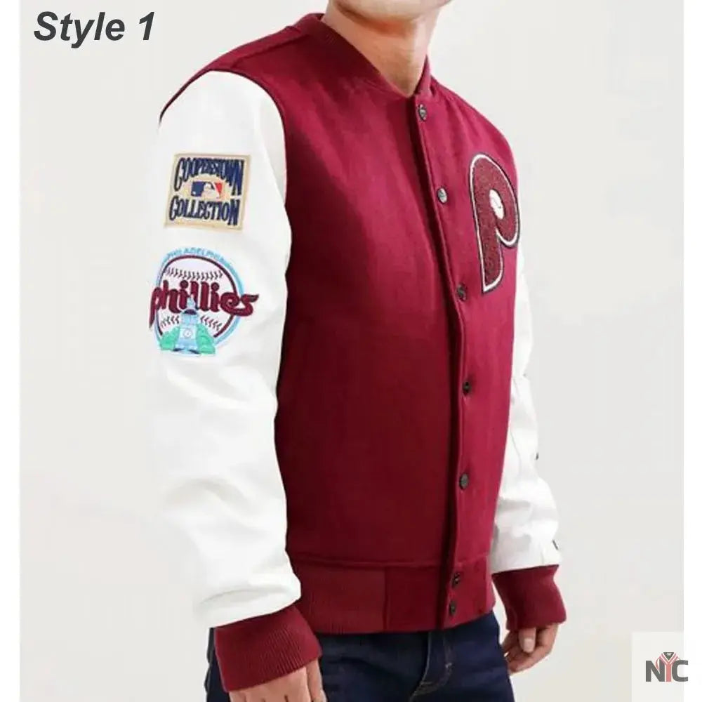 Philadelphia Phillies Letterman Varsity Jacket NYC Jackets