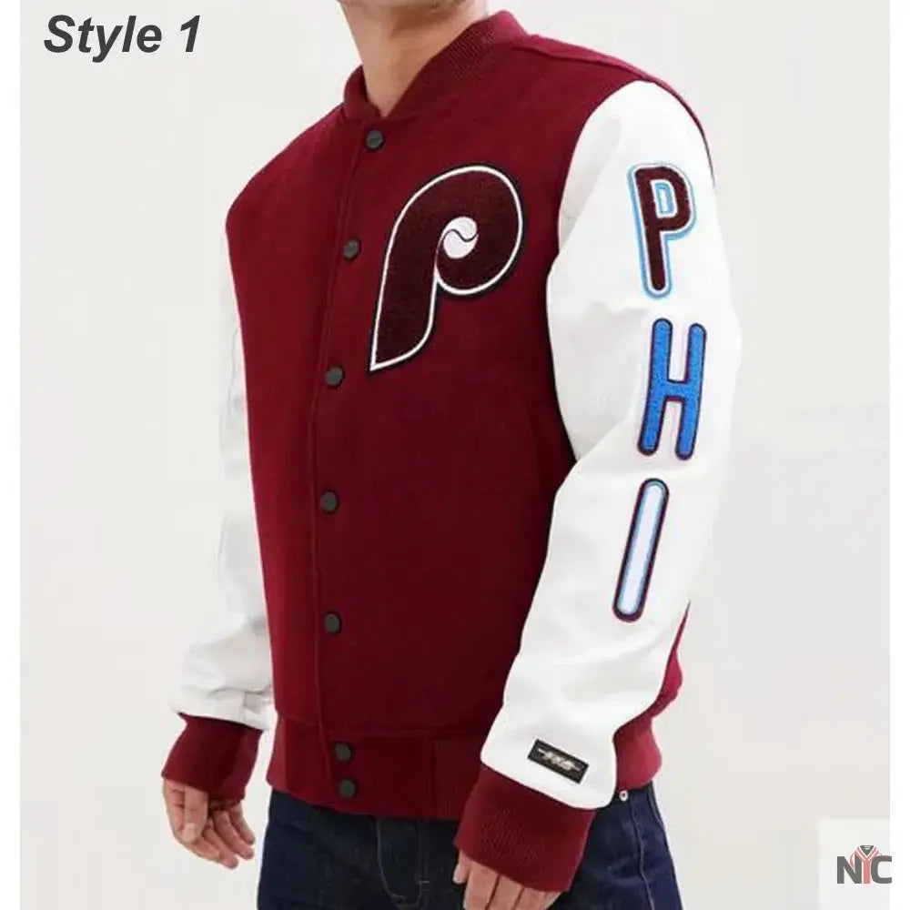 Philadelphia Phillies Letterman Varsity Jacket NYC Jackets