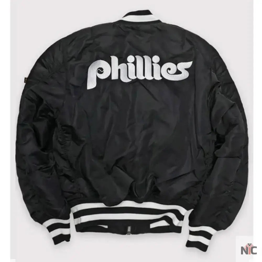 Philadelphia Phillies MA-1 Bomber Jacket NYC Jackets