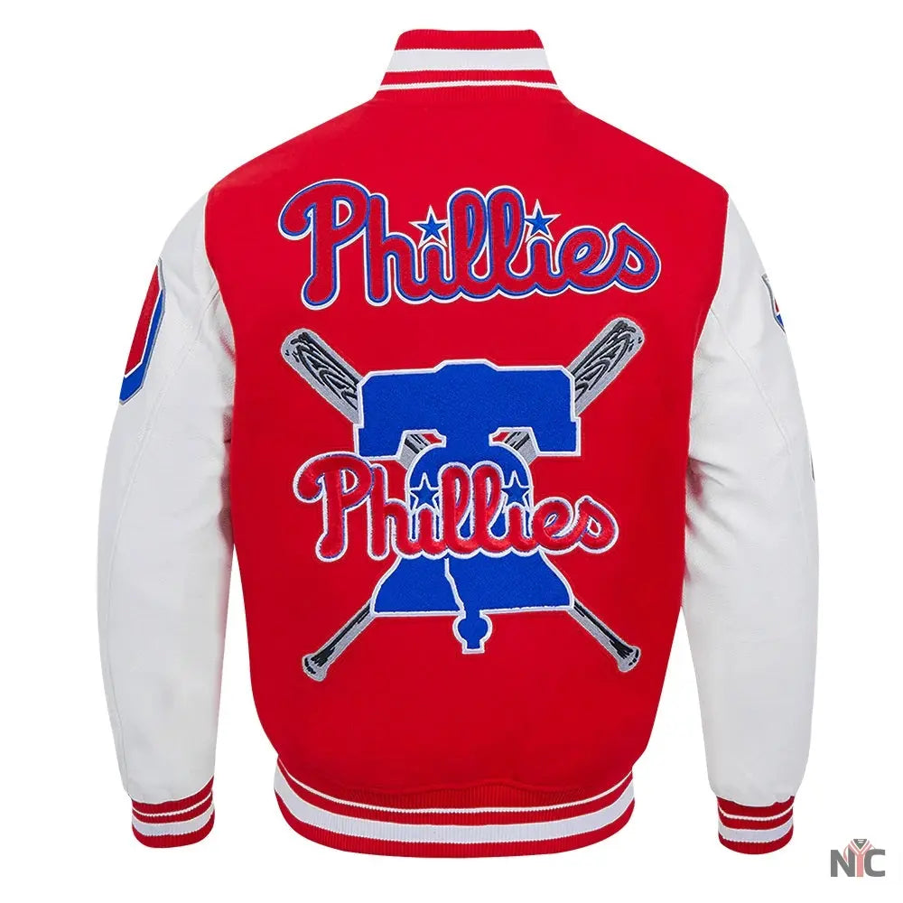 Philadelphia Phillies Mashup Varsity Jacket NYC Jackets