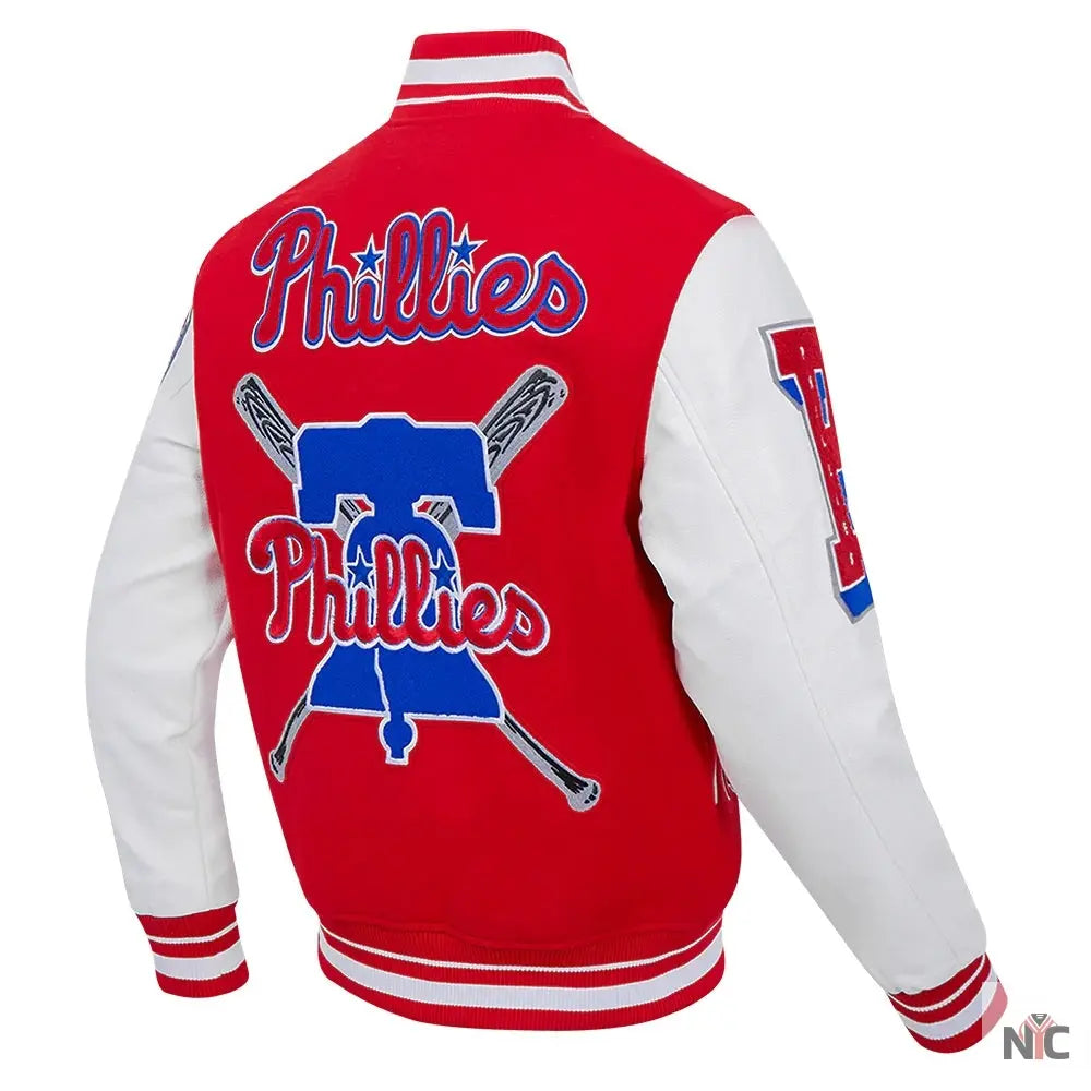 Philadelphia Phillies Mashup Varsity Jacket NYC Jackets