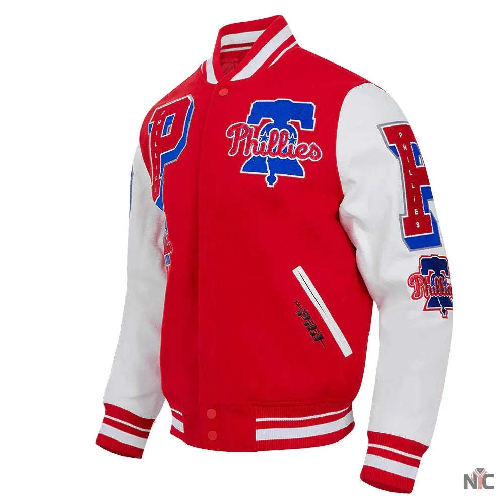 Philadelphia Phillies Mashup Varsity Jacket NYC Jackets