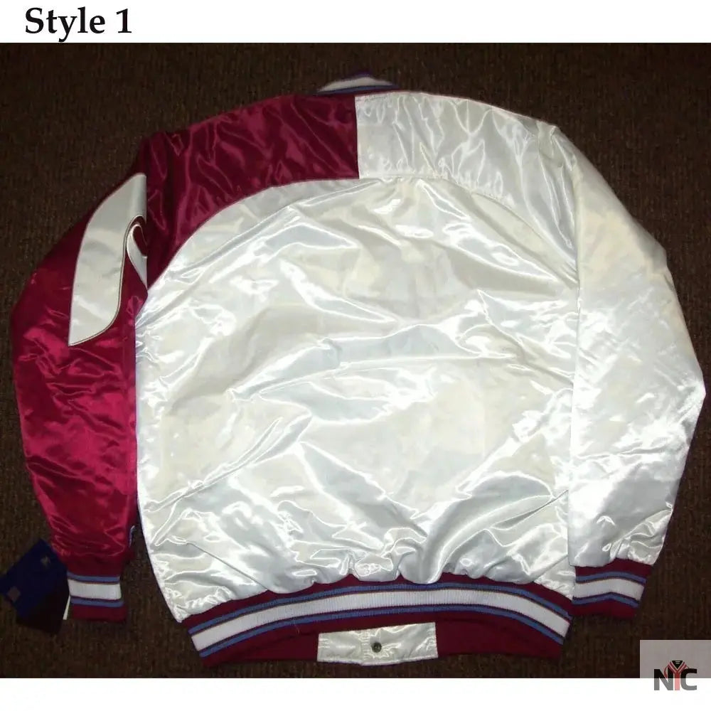 Philadelphia Phillies Satin Jacket NYC Jackets