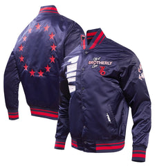 Philadelphia 76ers 2024 City Edition Satin Full-Snap Jacket