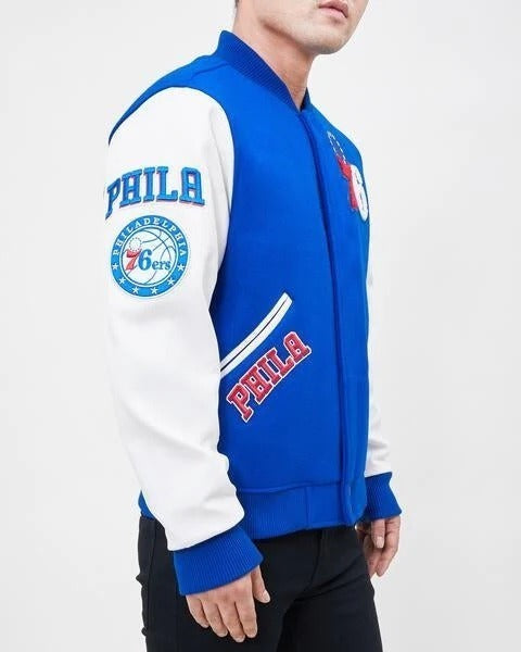 Philadelphia 76ers Classic Wool Varsity Jacket