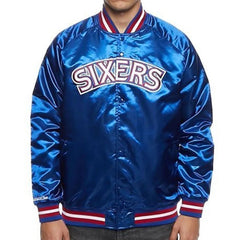 Philadelphia 76ers NBA Tough Season Satin Jacket