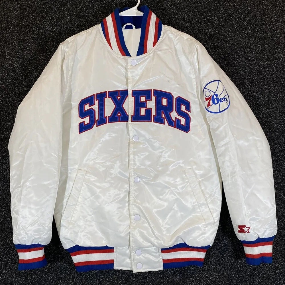 Philadelphia 76ers NBA Tough Season Satin Jacket