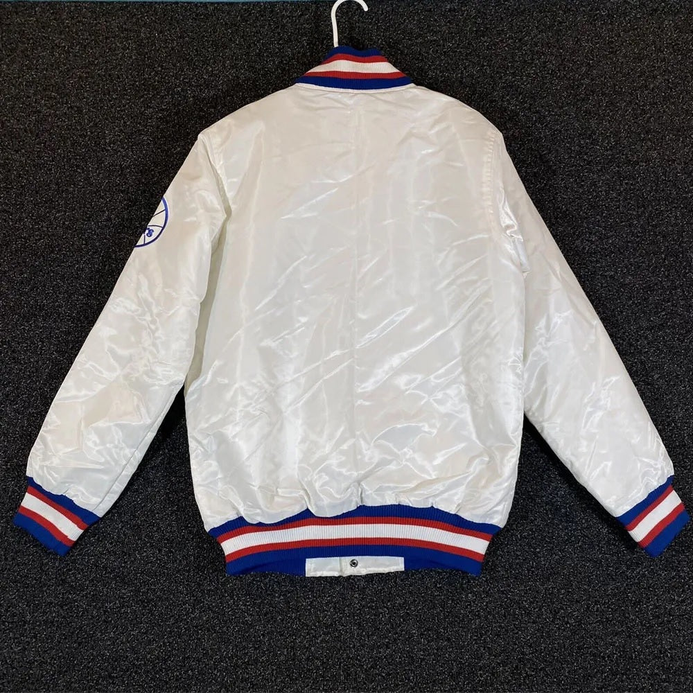 Philadelphia 76ers NBA Tough Season Satin Jacket
