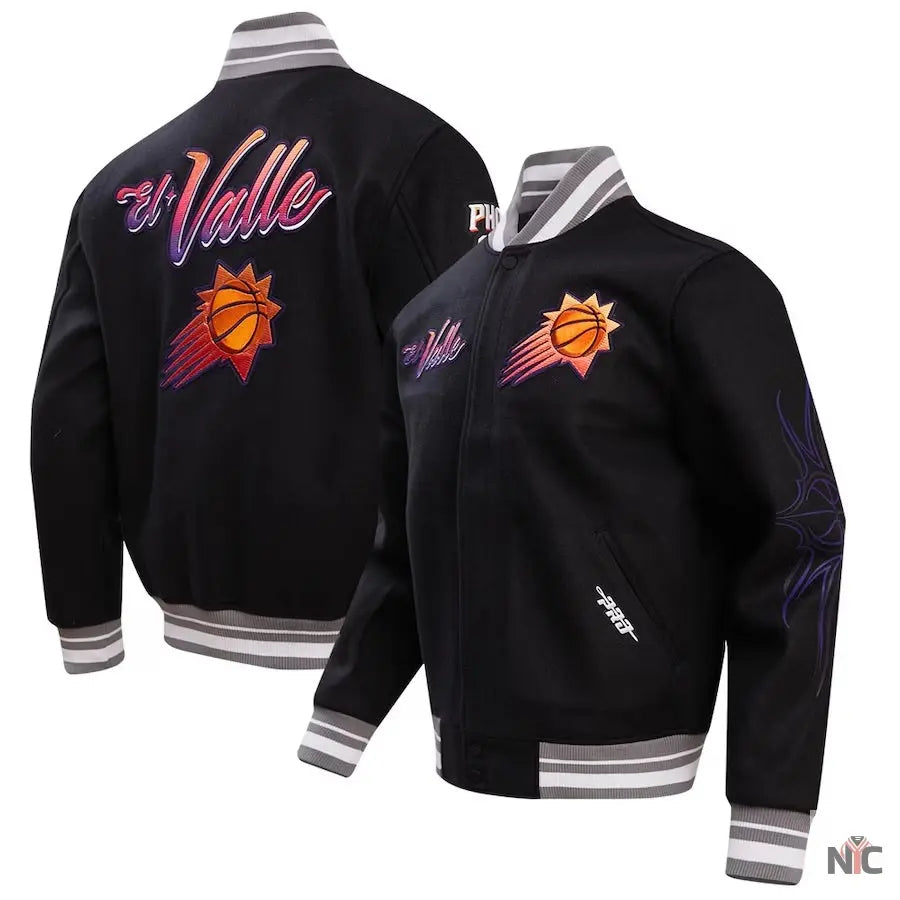 Phoenix Suns 2024 City Edition Full-Zip Varsity Jacket NYC Jackets