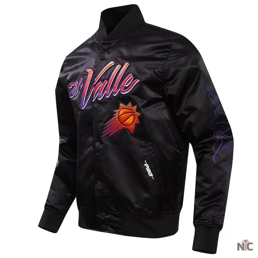 Phoenix Suns 2024 City Edition Satin Full-Snap Jacket NYC Jackets