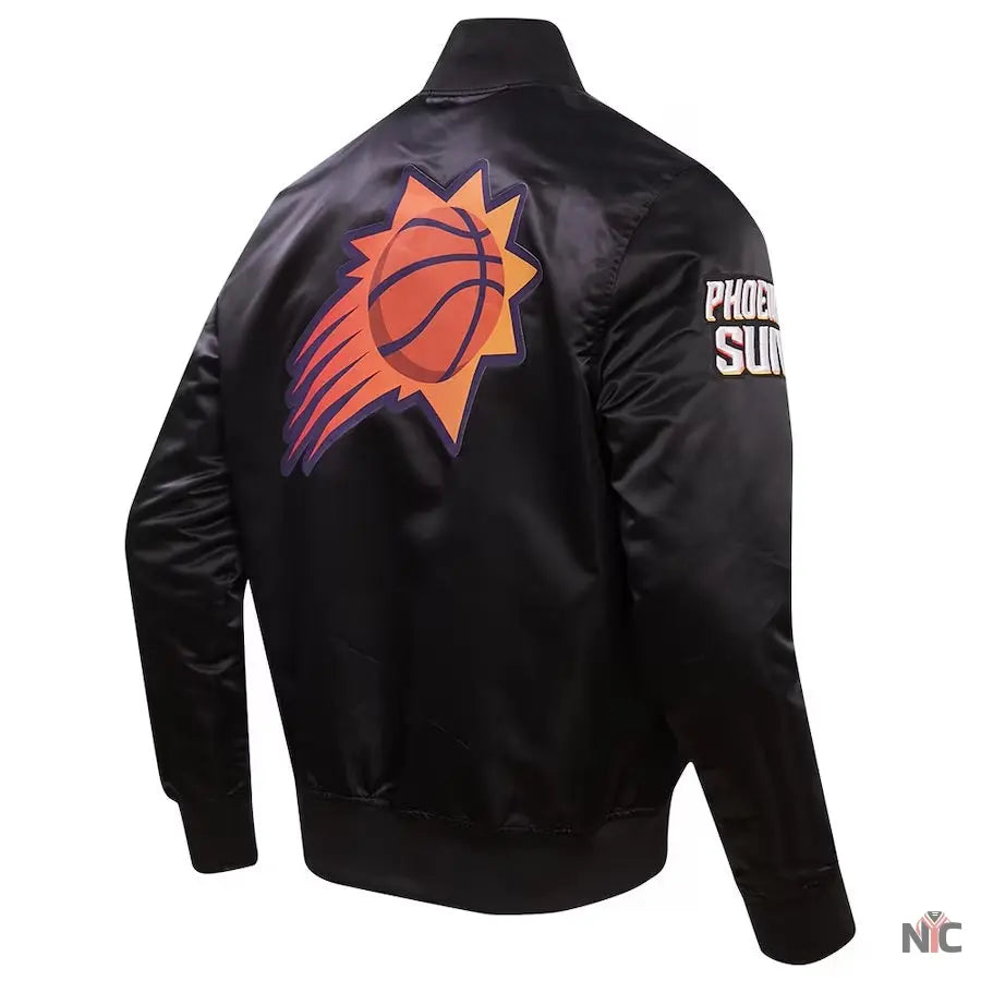 Phoenix Suns 2024 City Edition Satin Full-Snap Jacket NYC Jackets