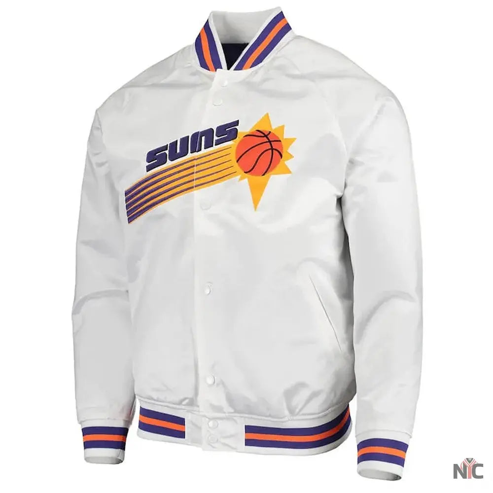 Phoenix Suns Hardwood Classics Throwback Satin Jacket NYC Jackets