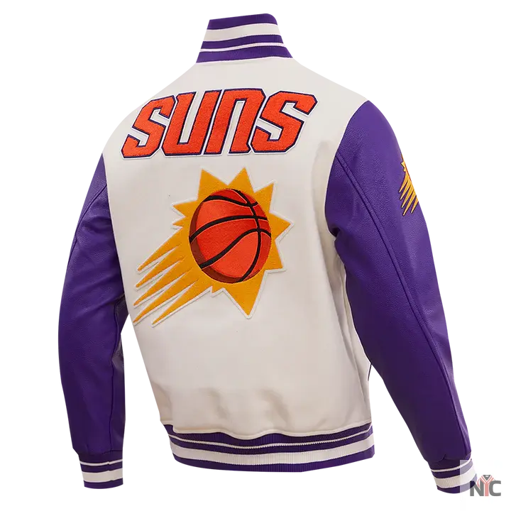 Phoenix Suns Retro Classic Rib Wool Varsity Jacket NYC Jackets