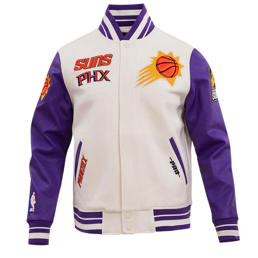 Phoenix Suns Retro Classic Rib Wool Varsity Jacket