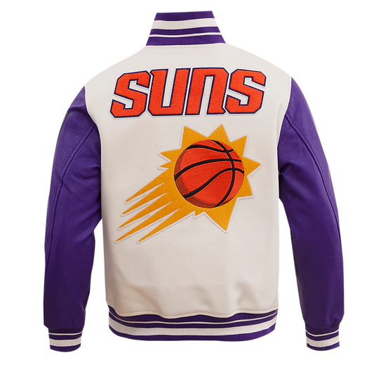 Phoenix Suns Retro Classic Rib Wool Varsity Jacket