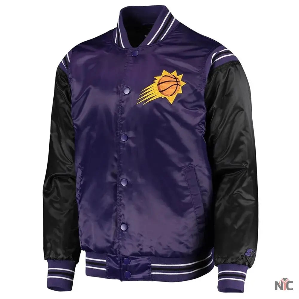 Phoenix Suns The Enforcer Varsity Satin Jacket NYC Jackets