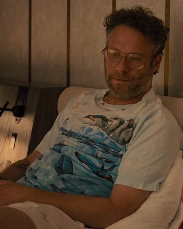 Platonic Seth Rogen Penguin T-Shirt NYC Jackets