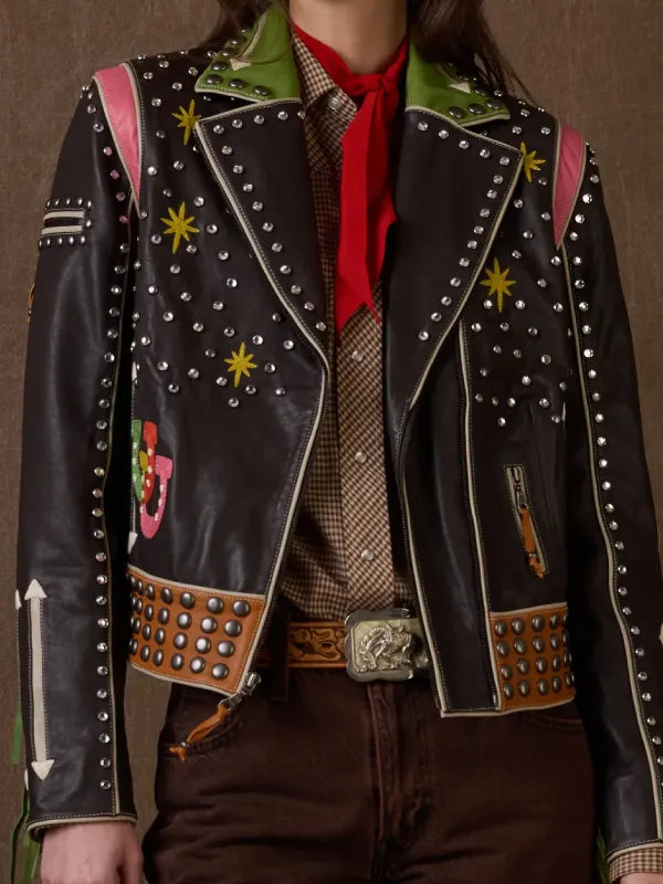 Rodeo Atomic Ranch Black Biker Jacket NYC Jackets