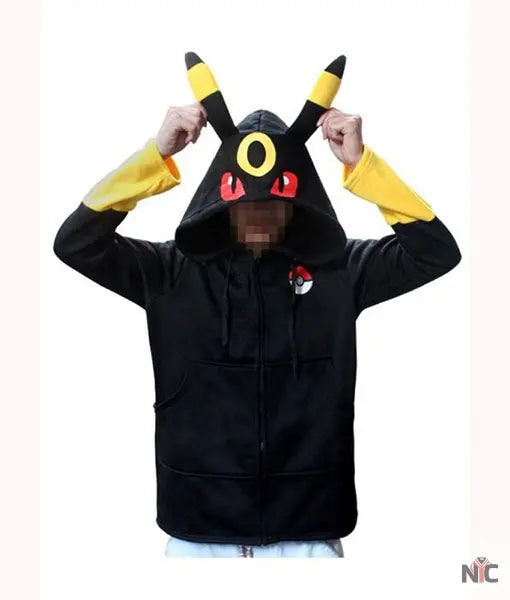 Pokemon Go Umbreon Black Hoodie NYC Jackets