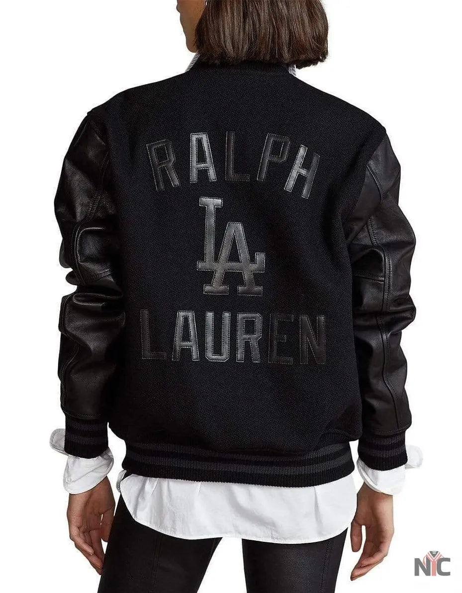 Polo Ralph Lauren LA Dodgers Baseball Bomber Jacket NYC Jackets