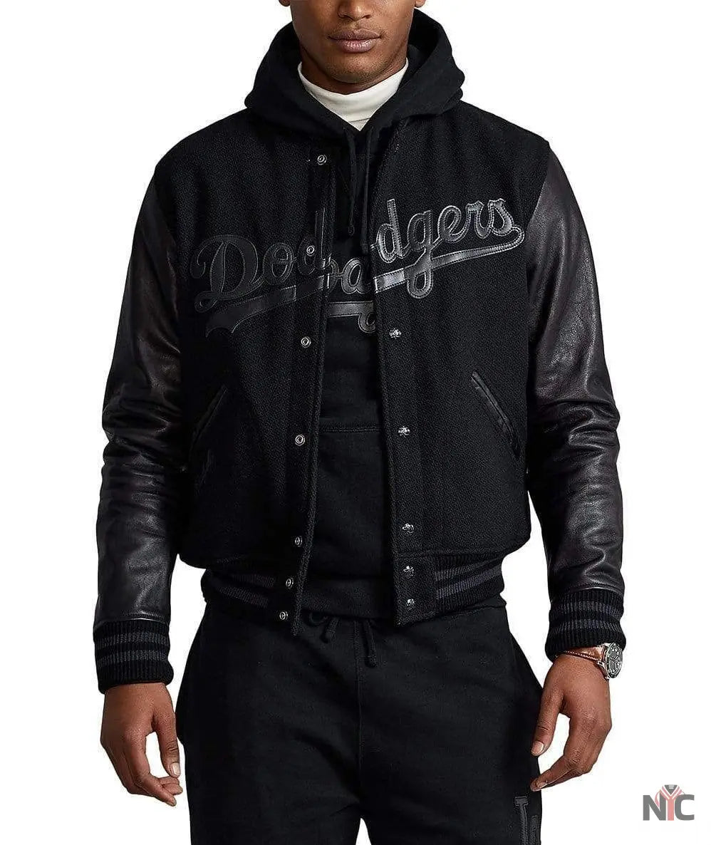 Polo Ralph Lauren LA Dodgers Baseball Bomber Jacket NYC Jackets