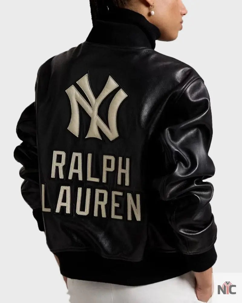 Polo Ralph Lauren Yankees Leather Jacket NYC Jackets