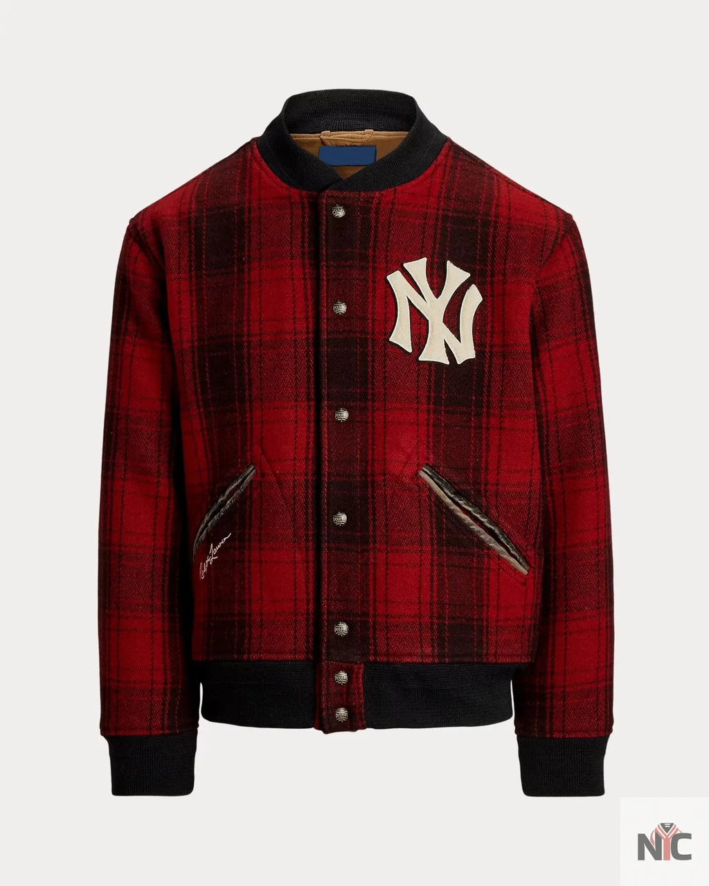Polo Ralph Lauren Yankees Plaid Jacket NYC Jackets