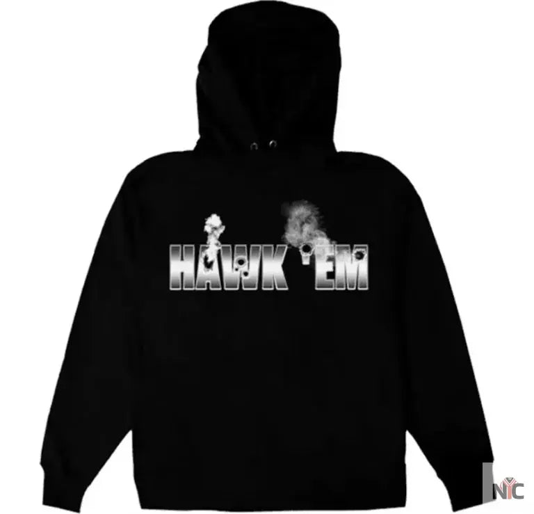 Pop Smoke x Vlone Hawk Em’ Hoodie NYC Jackets