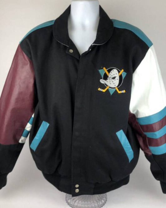 NHL Multi Mighty Ducks Bomber Jacket