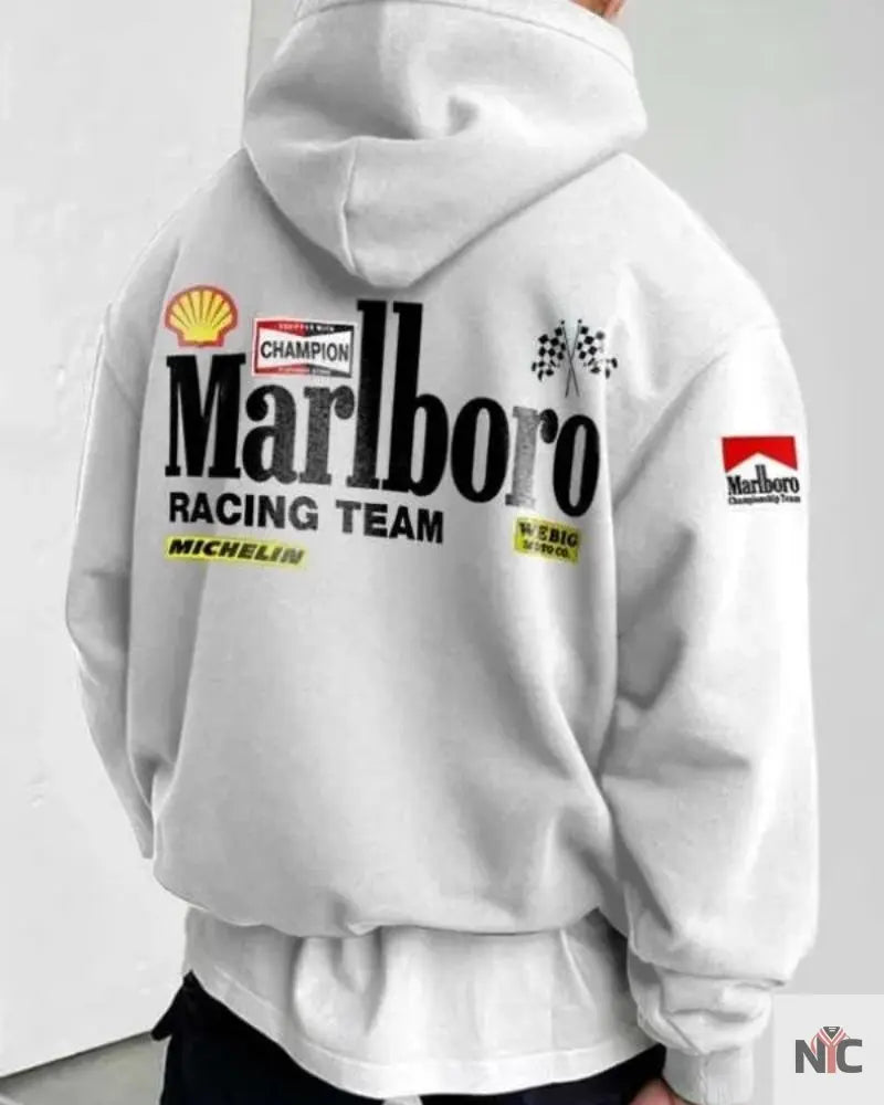 Pullover Marlboro Racing Hoodie NYC Jackets