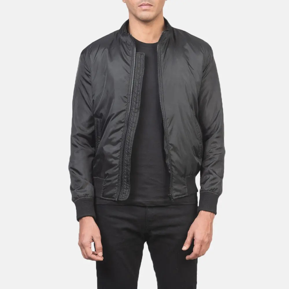 Ramon Black Bomber Jacket NYC Jackets