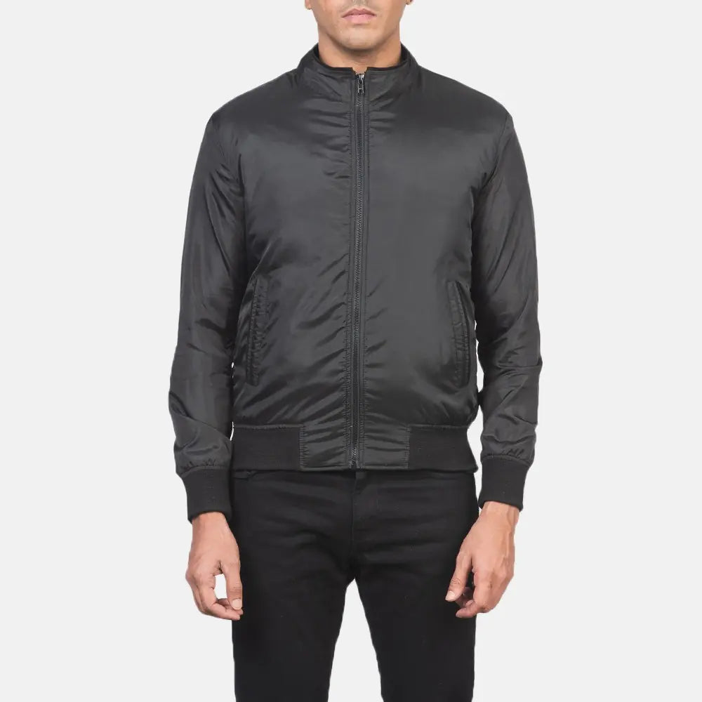 Ramon Black Bomber Jacket NYC Jackets