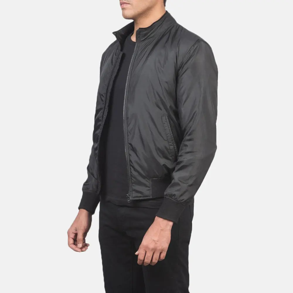 Ramon Black Bomber Jacket NYC Jackets