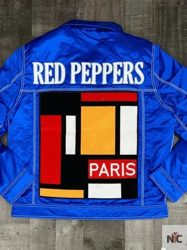 Red Peppers Paris Blue Jacket NYC Jackets