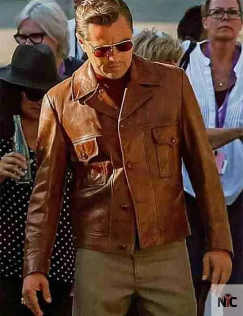 Rick Dalton Once Upon a Time in Hollywood Leather Jacket NYC Jackets