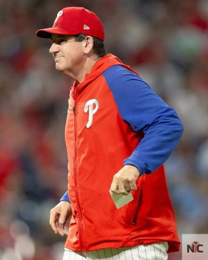 Rob Thomson Red October Philadelphia Phillies Jacket NYC Jackets