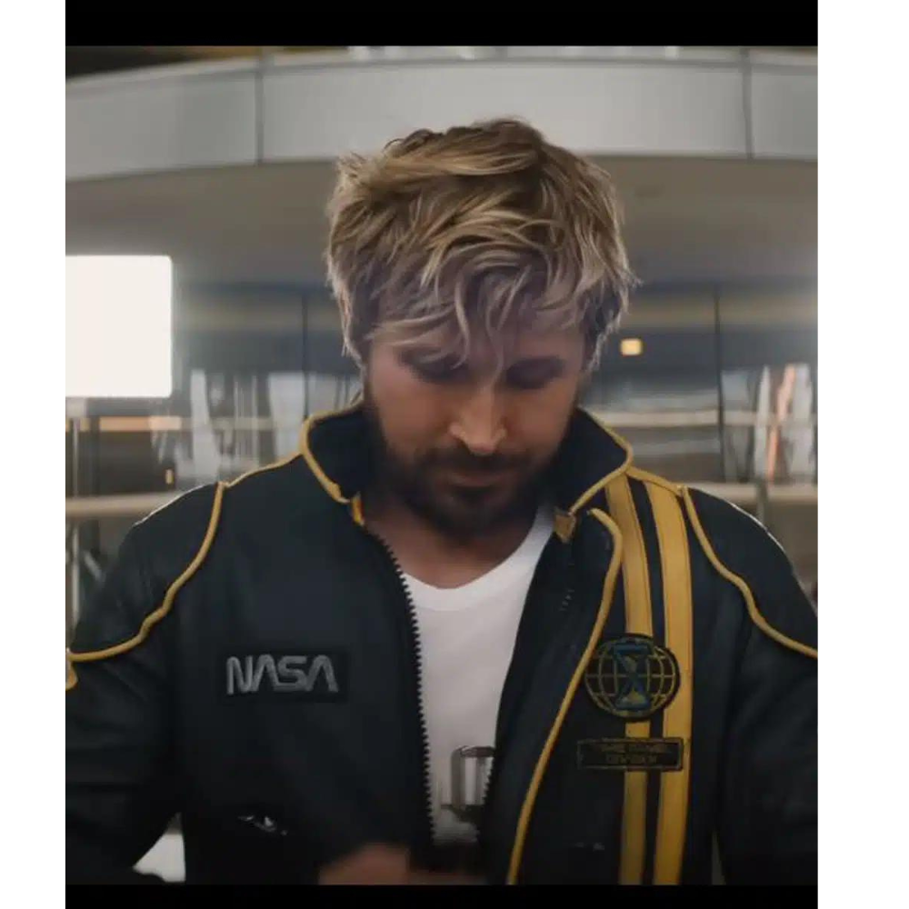 Ryan Gosling The Fall Guy NASA Leather Jacket NYC Jackets