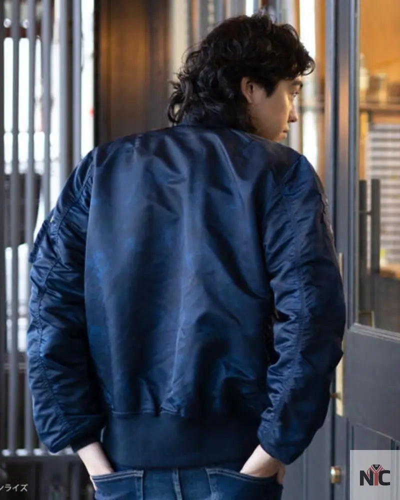 STRICT-G x ALPHA E.F.S.F. Camo Light MA-1 Jacket NYC Jackets